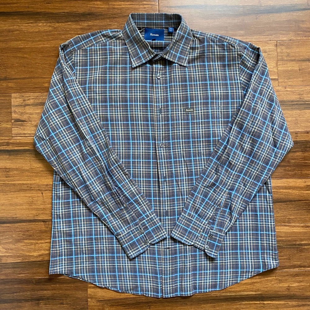 Long sleeve Faconnable shirt sz XL